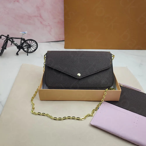 3Pcs Kit Tote Designer Bag Small Mini Luxury Wallet on Chain Shoulder Bags Crossbody Purses Designer Woman Handbag Book Shopper Tote Bags for Women Purse Totes Bag